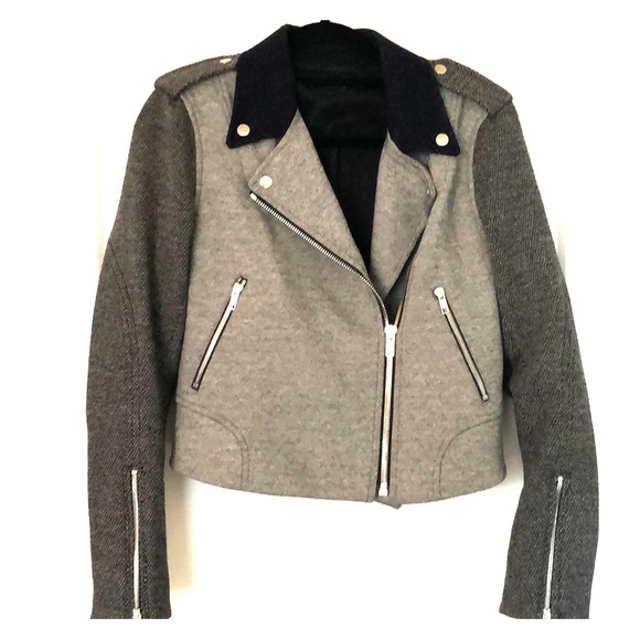 Theory Jackets & Blazers - Theory wool cashmere Moto jacket